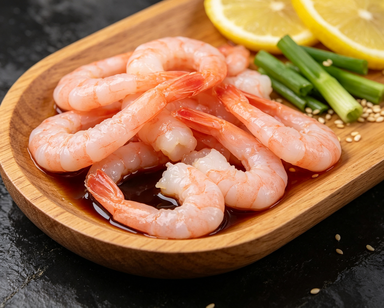 Cooked shrimp