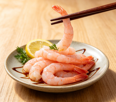 Cooked shrimp